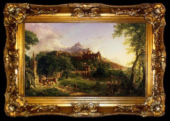 framed  Thomas Cole Departure, ta009-2